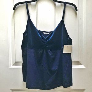 NWT Daisy Fuentes sleep camisole navy blue XL